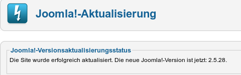 Joomla aktualisieren 13